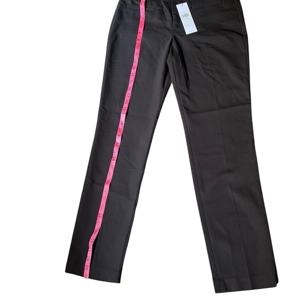 Calvin Klein Women's Black Straight-Leg Pants - Picture 3 of 7